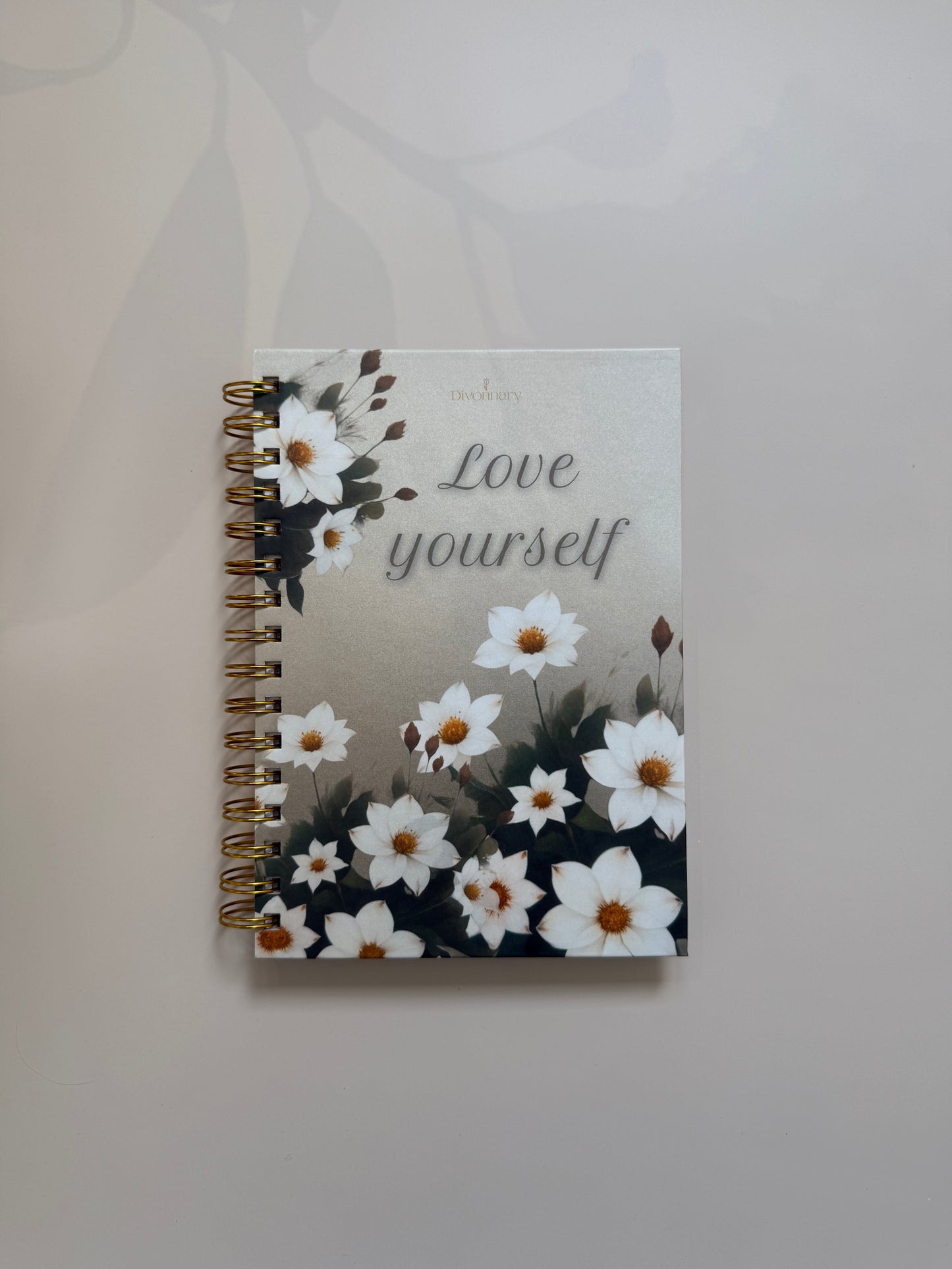 Cuaderno Flores Blancas