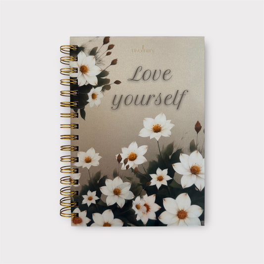 Cuaderno Flores Blancas