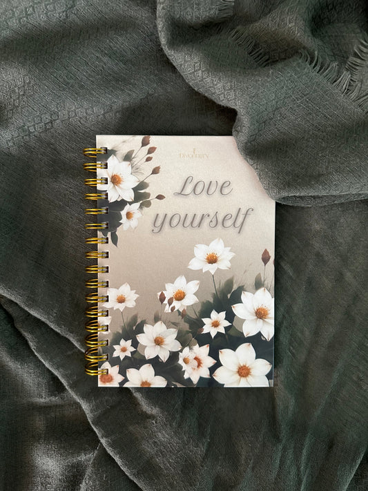 Cuaderno Flores Blancas