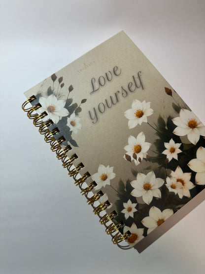 Cuaderno Flores Blancas